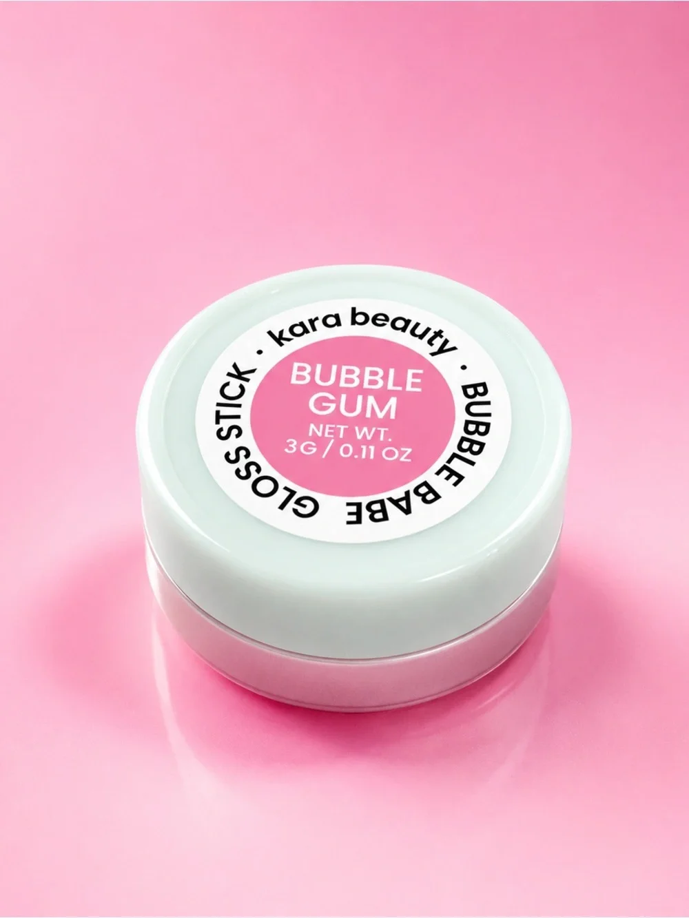 Kara Beauty Bubble Babe Juicy Gloss Stick — Pink Hydrating Gloss